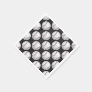 Servilleta De Papel Patrón de béisbol pintado