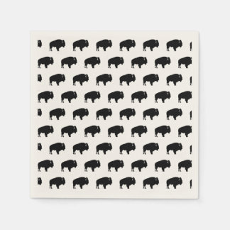 Servilleta De Papel patrón de bisonte