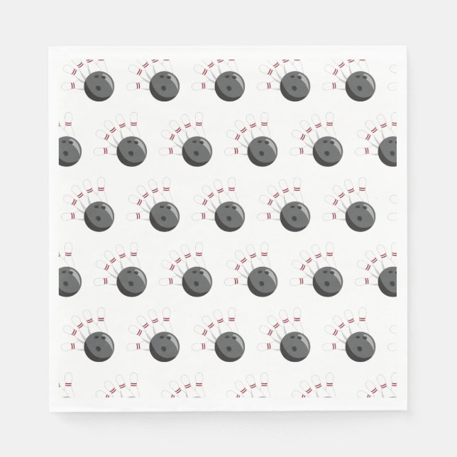 Servilleta De Papel Patrón de bolas y bolas de personalizado (Anverso)