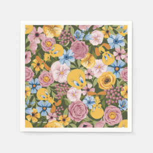 Servilleta De Papel Patrón de bordado floral TWEETY™