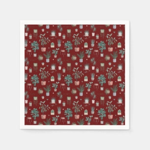 Servilleta De Papel Patrón de Cactus salvaje