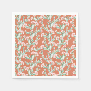 Servilleta De Papel Patrón de Cactus salvaje