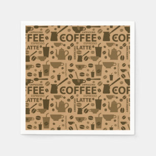 Servilleta De Papel Patrón de café