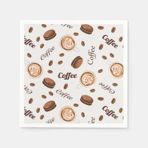 Servilleta De Papel Patrón de café