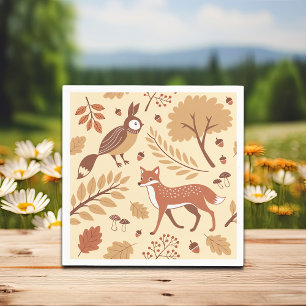 Servilleta De Papel Patrón de caída escandinavo elegante