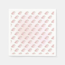 Servilleta De Papel Patrón de calabaza rosa pequeño de otoño Baby Show