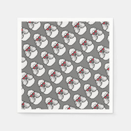 Servilleta De Papel Patrón de candado divertido