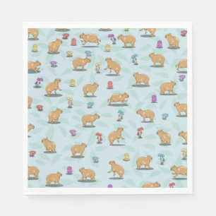 Servilleta De Papel Patrón de capibara