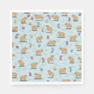 Servilleta De Papel Patrón de capibara