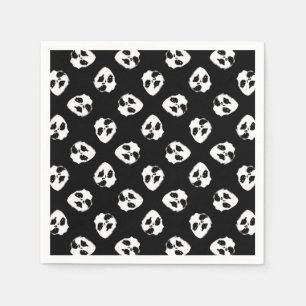 Servilleta De Papel Patrón de cara de muñeca embrujada