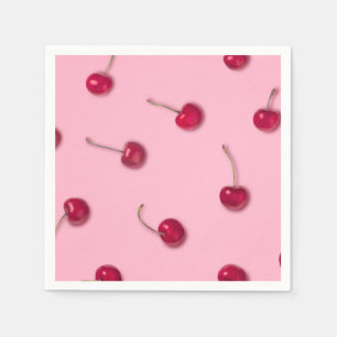 Servilleta De Papel Patrón de cerezas