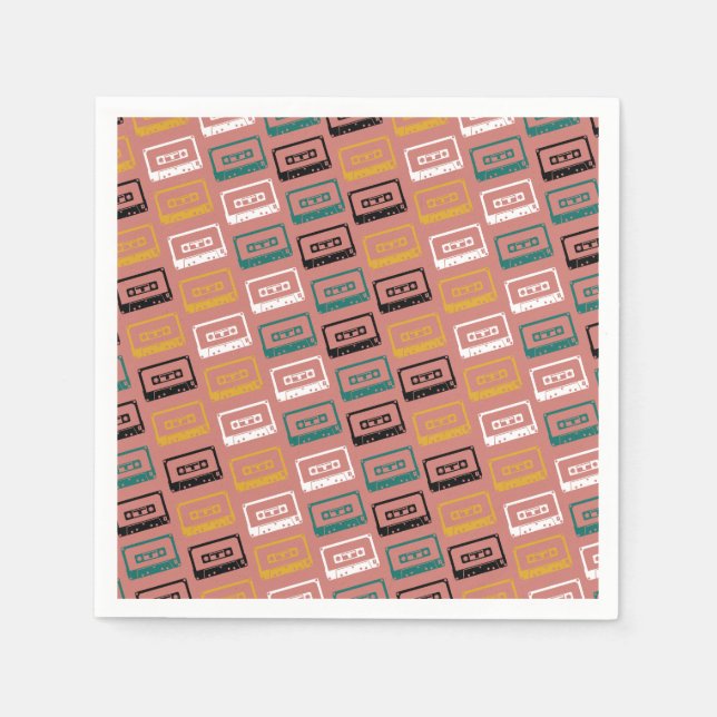 Servilleta De Papel Patrón de cinta de cassette (Anverso)