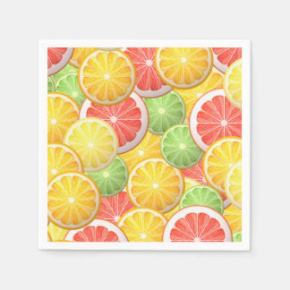 Servilleta De Papel Patrón de cítricos - pomelo, limón, cal, naranja
