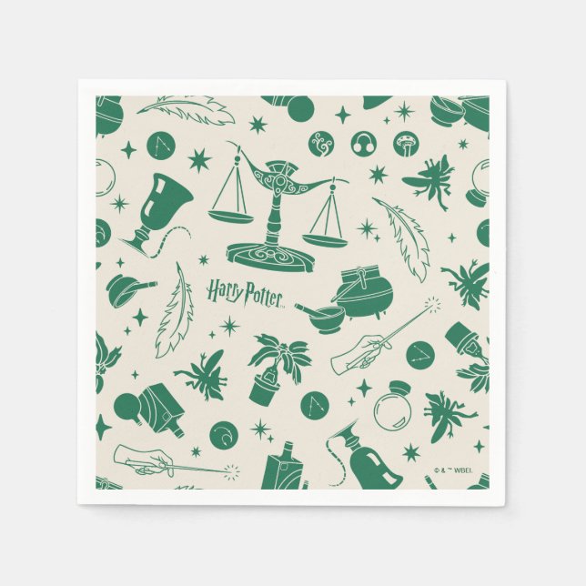 Servilleta De Papel Patrón de club de clase HOGWARTS™ (Anverso)