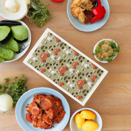 Servilleta De Papel Patrón de coches de Naranja de luces de tráfico