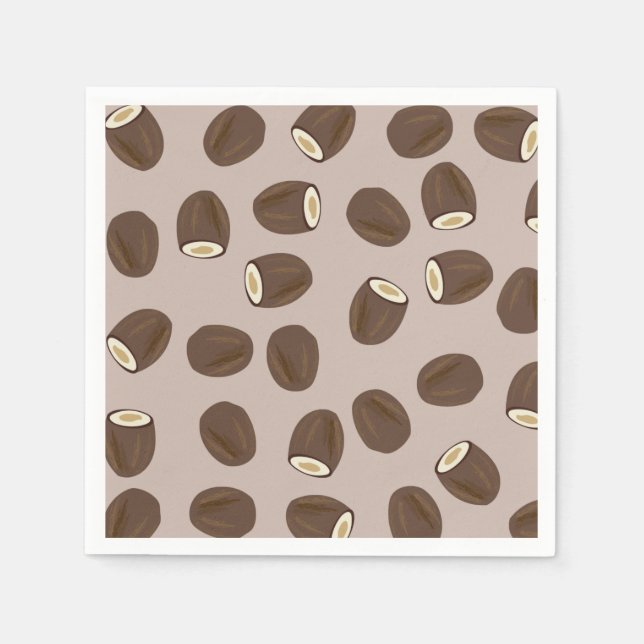 Servilleta De Papel Patrón de coco (Anverso)