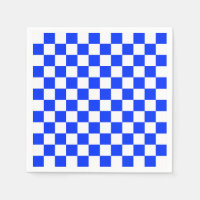 Patrón de comprobación de blanco azul