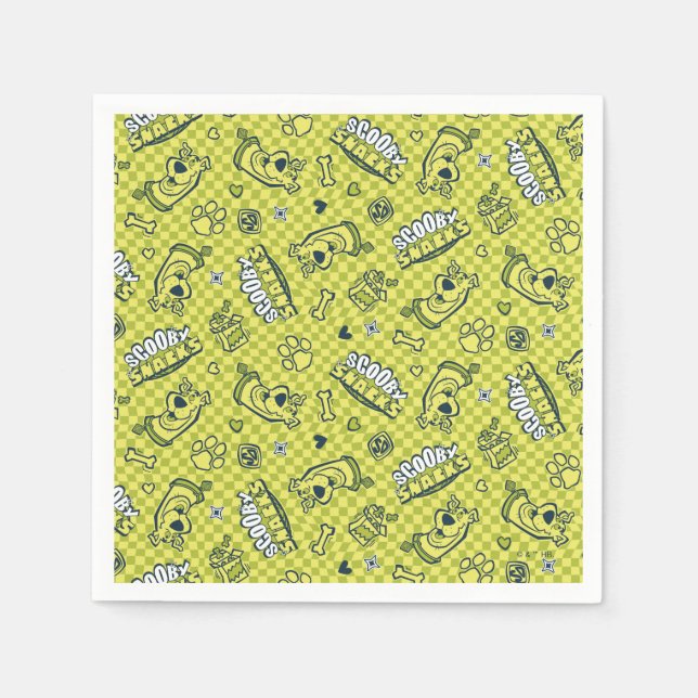 Servilleta De Papel Patrón de comprobador de galore Scooby Snacks (Anverso)