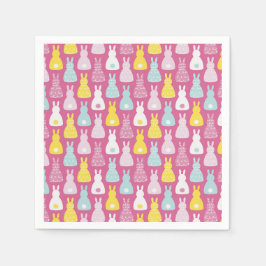 Servilleta De Papel Patrón de conejo conejo conejo de pascua