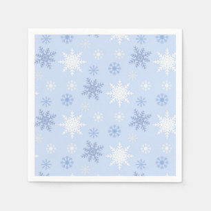 Servilleta De Papel Patrón de copo de nieve