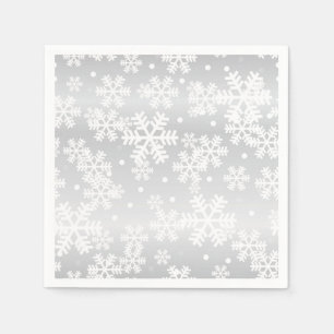 Servilleta De Papel Patrón de copo de nieve