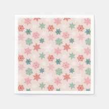Patrón de copo de nieve multicolor – Navidad de in