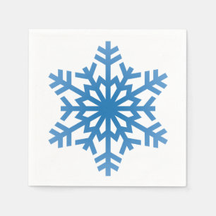 Servilleta De Papel Patrón de copos de nieve Navidad