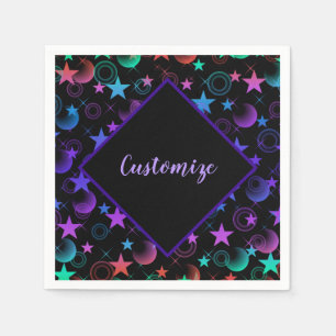 Servilleta De Papel Patrón de cosas y estrellas personalizadas