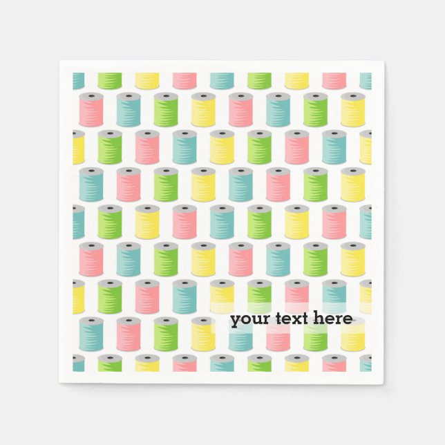 Servilleta De Papel Patrón de costura (Anverso)