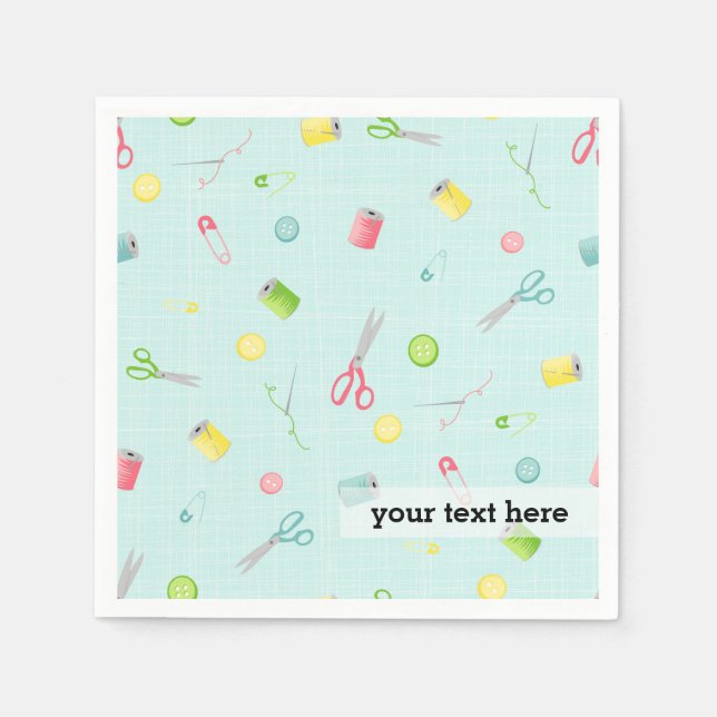 Servilleta De Papel Patrón de costura (Anverso)