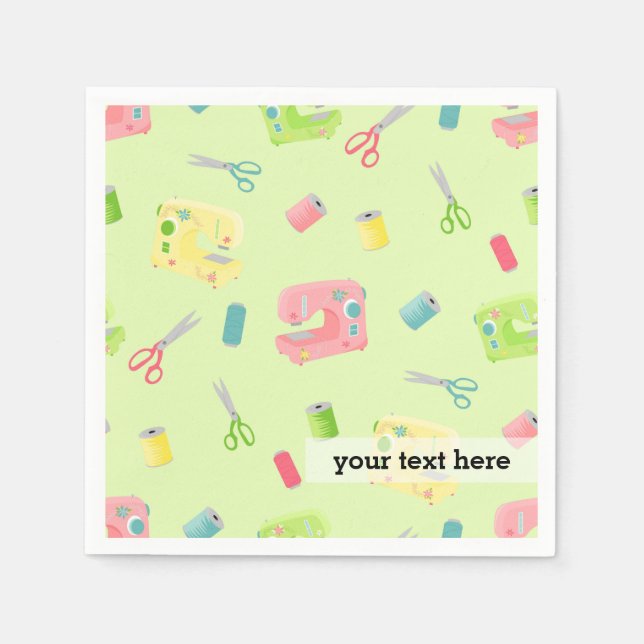 Servilleta De Papel Patrón de costura (Anverso)