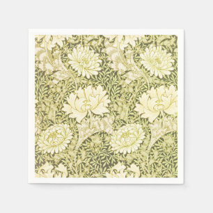 Servilleta De Papel Patrón de Crisantemo vintage de William Morris