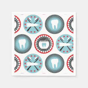 Servilleta De Papel Patrón de dentistía audaz - Higienista dental dent