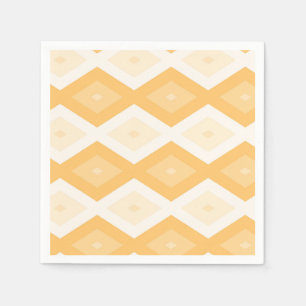 Servilleta De Papel Patrón de diamante amarillo