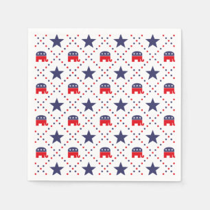 Servilleta De Papel Patrón de diamantes republicano