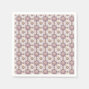 Servilleta De Papel Patrón de diseño espiritual mandala de loto celest