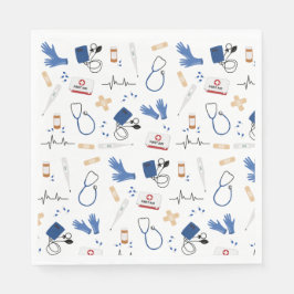 Servilleta De Papel Patrón de enfermería de Médica médico moderno