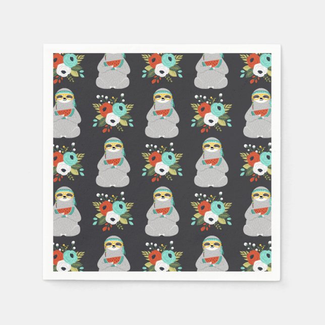 Servilleta De Papel Patrón de eslora de sandía (Anverso)