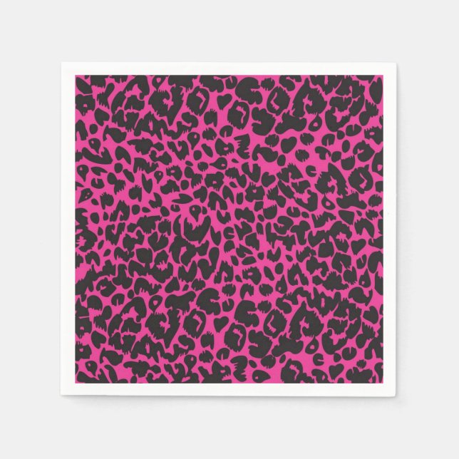 Servilleta De Papel Patrón de estampado animal (Anverso)