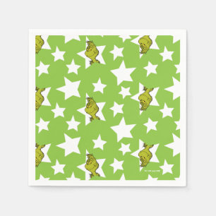 Servilleta De Papel Patrón de estrella de Grinch asomándose