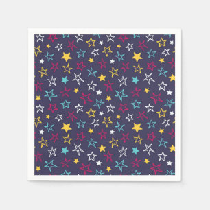 Servilleta De Papel Patrón de estrellas