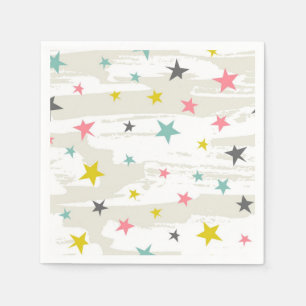 Servilleta De Papel Patrón de estrellas