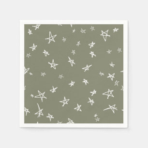 Servilleta De Papel Patrón de estrellas