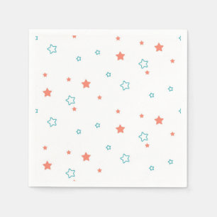Servilleta De Papel Patrón de estrellas
