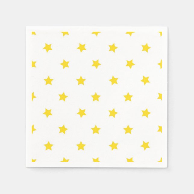 Servilleta De Papel Patrón de estrellas (Anverso)