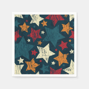 Servilleta De Papel Patrón de estrellas