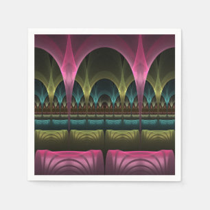 Servilleta De Papel Patrón de fantasía especial Resumen Fractal colori