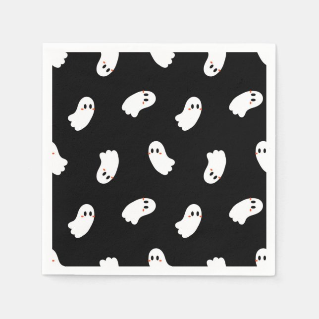 Servilleta De Papel Patrón de fantasma (Anverso)