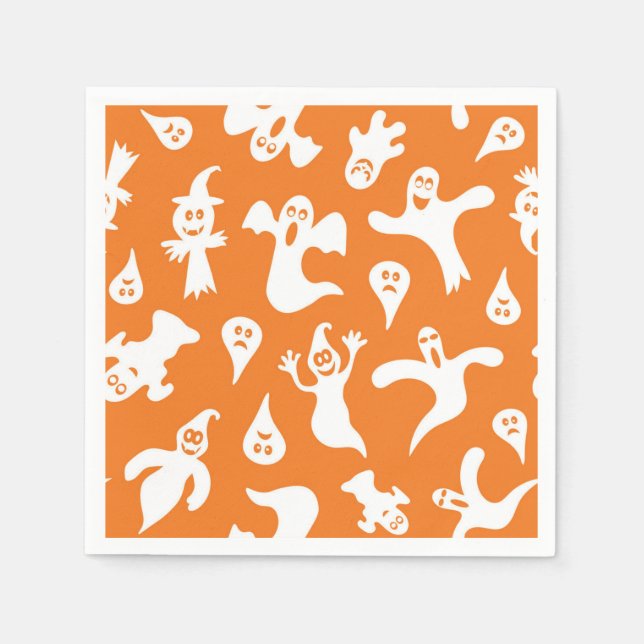 Servilleta De Papel Patrón de fantasma (Anverso)