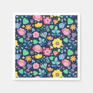 Servilleta De Papel Patrón de flor